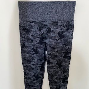 Gymshark Seamless Camouflage Leggings. Full length